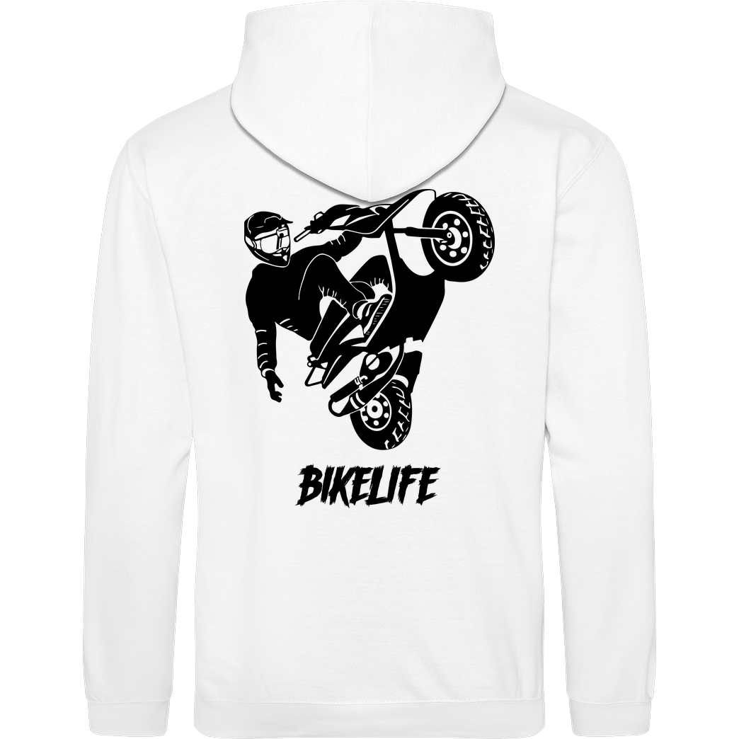 1bikelife1 1bikelife1 - Logo Sweatshirt JH Hoodie - Weiß