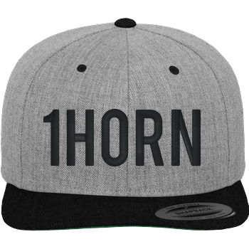 1horn Cap heather grey/black