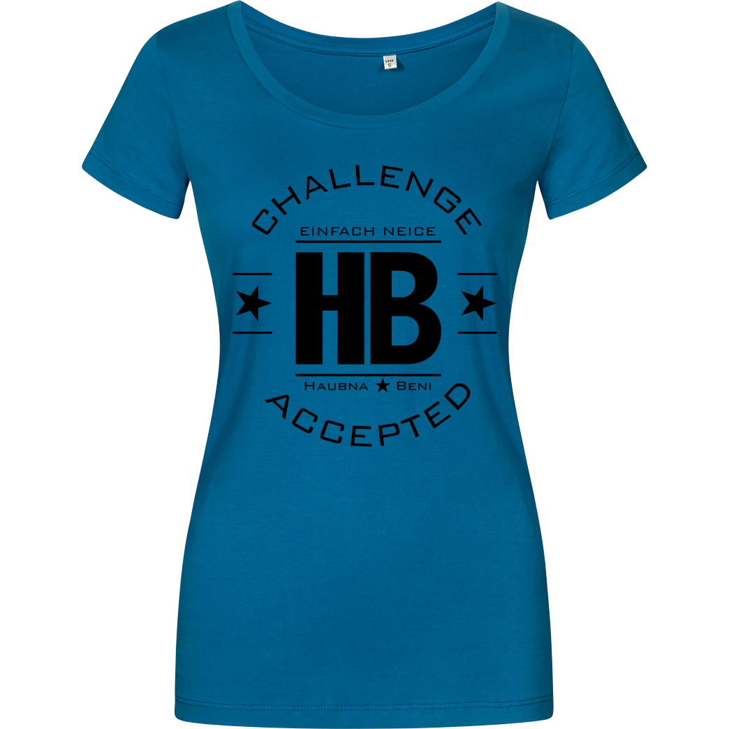 Die Buddies zocken 2EpicBuddies - Challenge schwarz T-Shirt Damenshirt petrol