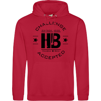 2EpicBuddies - Challenge schwarz JH Hoodie - Rot