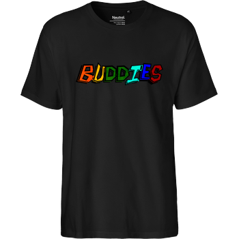 2EpicBuddies - Colored Logo Big Fairtrade T-Shirt - schwarz