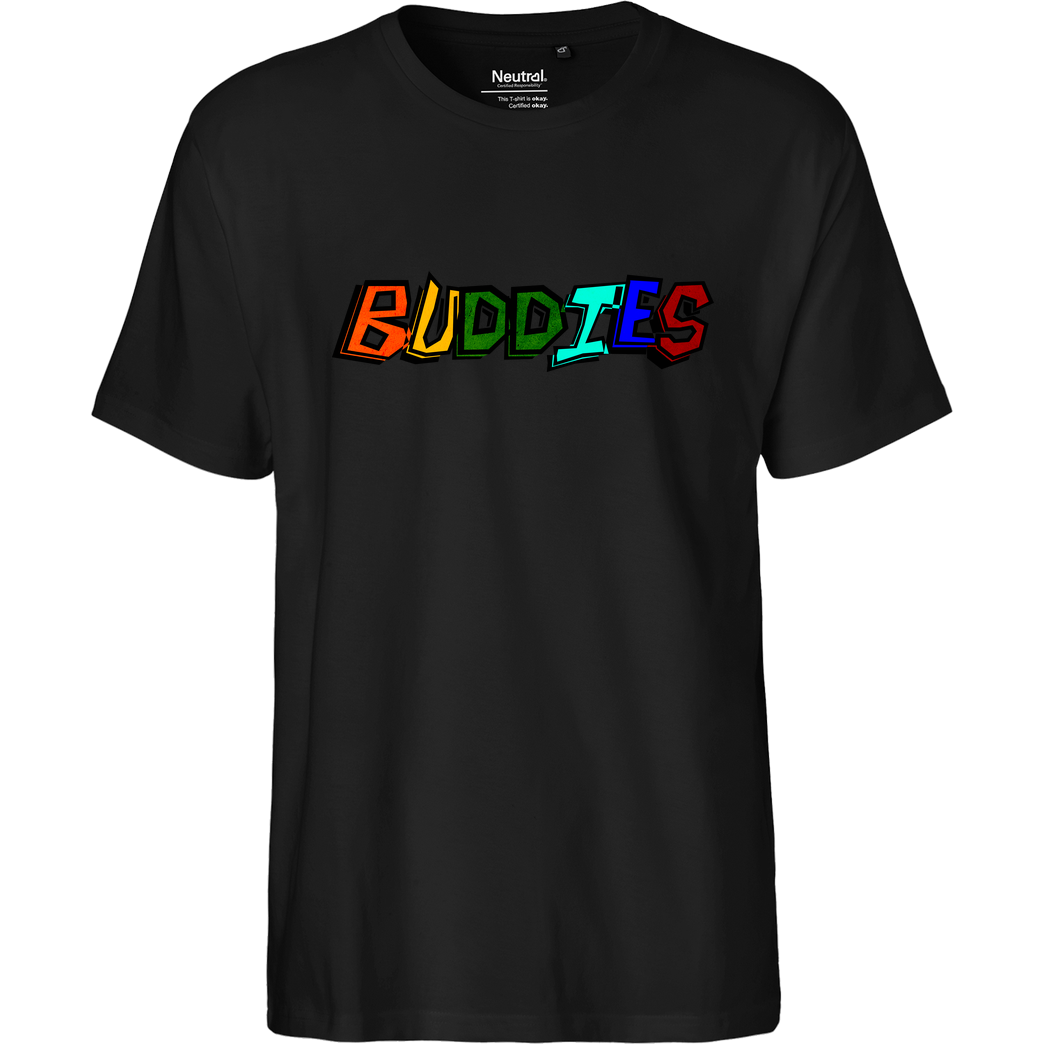 Die Buddies zocken 2EpicBuddies - Colored Logo Big T-Shirt Fairtrade T-Shirt - schwarz