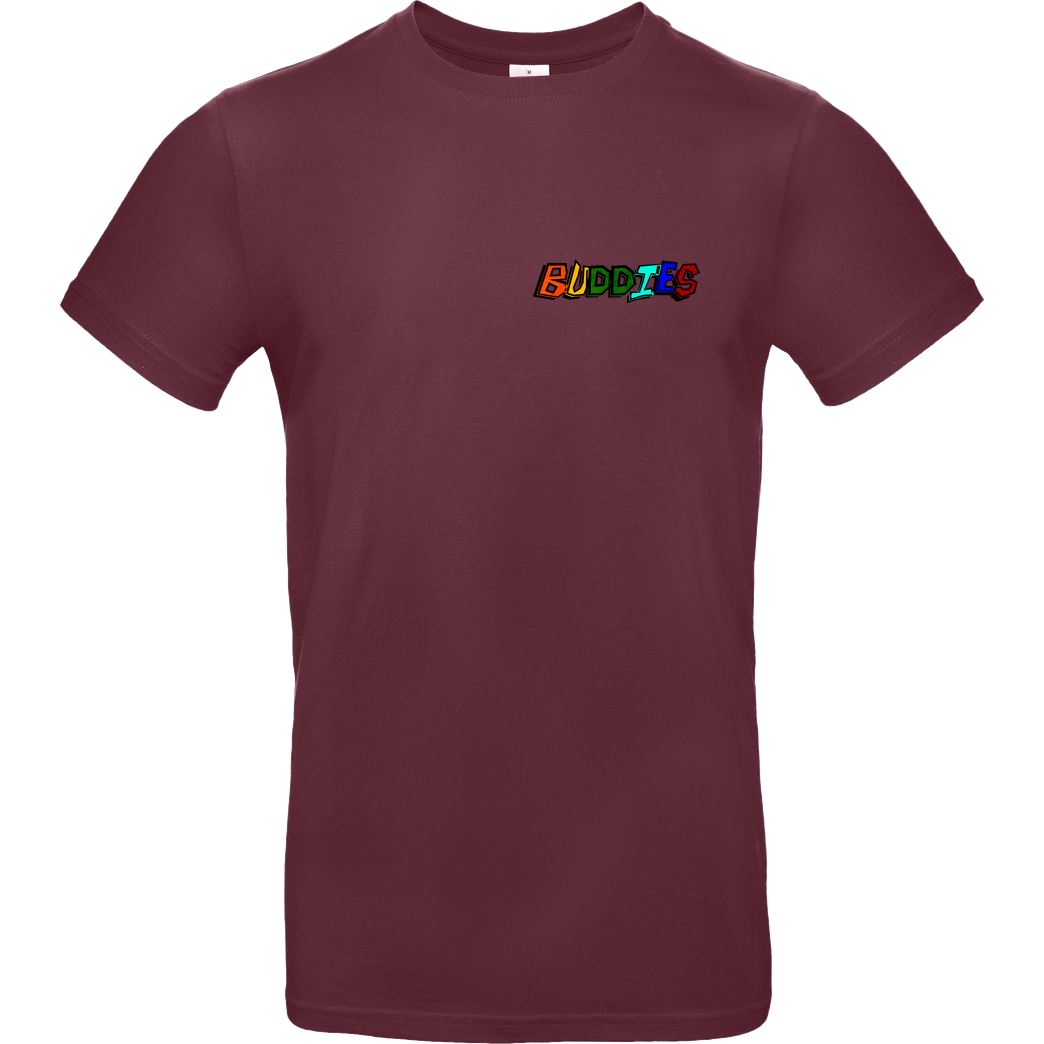 Die Buddies zocken 2EpicBuddies - Colored Logo Small T-Shirt B&C EXACT 190 - Bordeaux