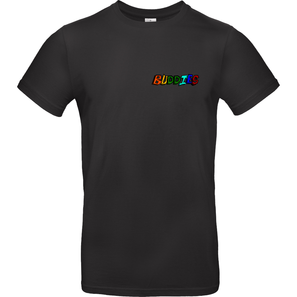 Die Buddies zocken 2EpicBuddies - Colored Logo Small T-Shirt B&C EXACT 190 - Schwarz