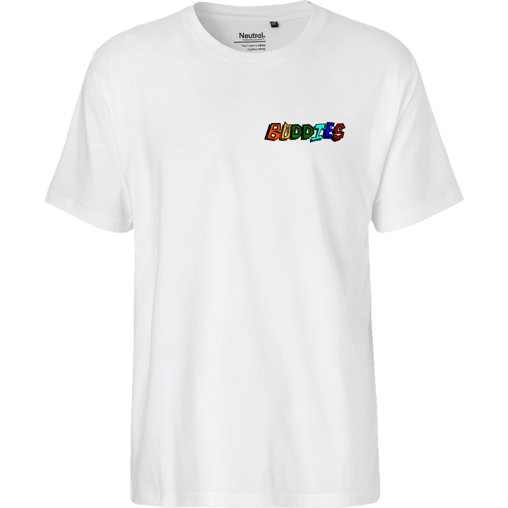 Die Buddies zocken 2EpicBuddies - Colored Logo Small T-Shirt Fairtrade T-Shirt - weiß