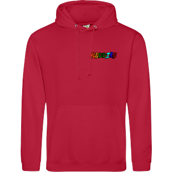 2EpicBuddies - Colored Logo Small JH Hoodie - Rot