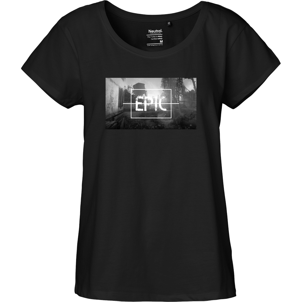 Die Buddies zocken 2EpicBuddies - Epic T-Shirt Fairtrade Loose Fit Girlie - schwarz