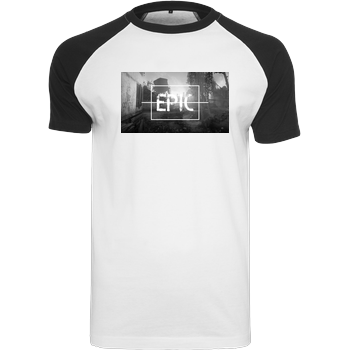 2EpicBuddies - Epic Raglan-Shirt weiß