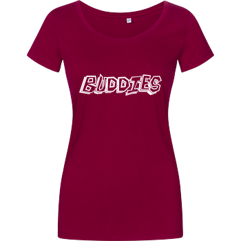 2EpicBuddies - Logo Damenshirt berry