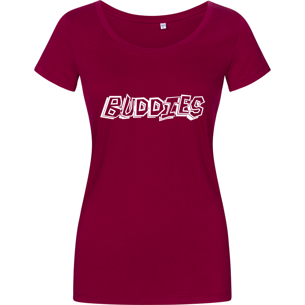 Die Buddies zocken 2EpicBuddies - Logo T-Shirt Damenshirt berry