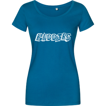 2EpicBuddies - Logo Damenshirt petrol