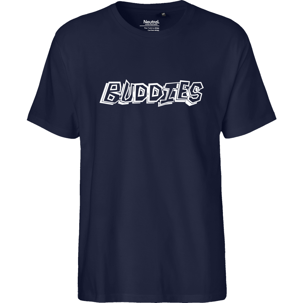 Die Buddies zocken 2EpicBuddies - Logo T-Shirt Fairtrade T-Shirt - navy
