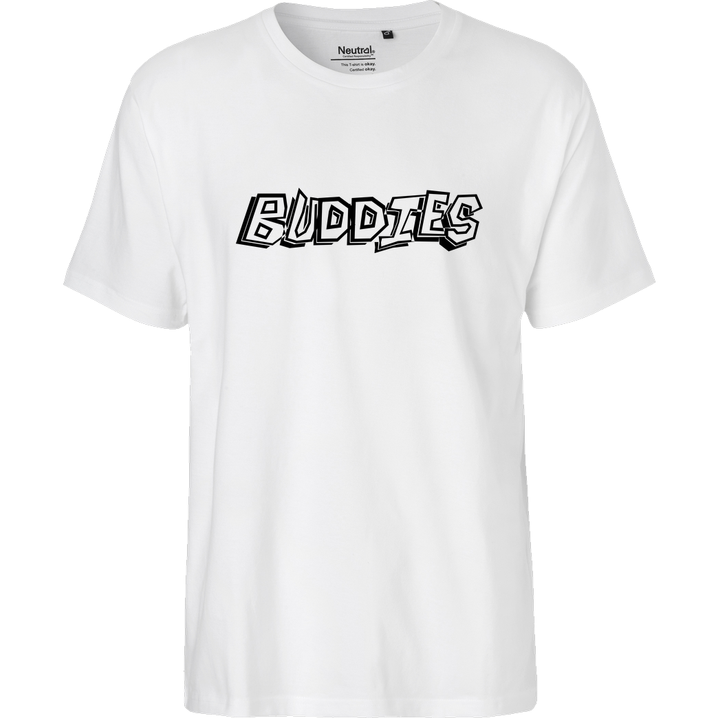 Die Buddies zocken 2EpicBuddies - Logo T-Shirt Fairtrade T-Shirt - weiß