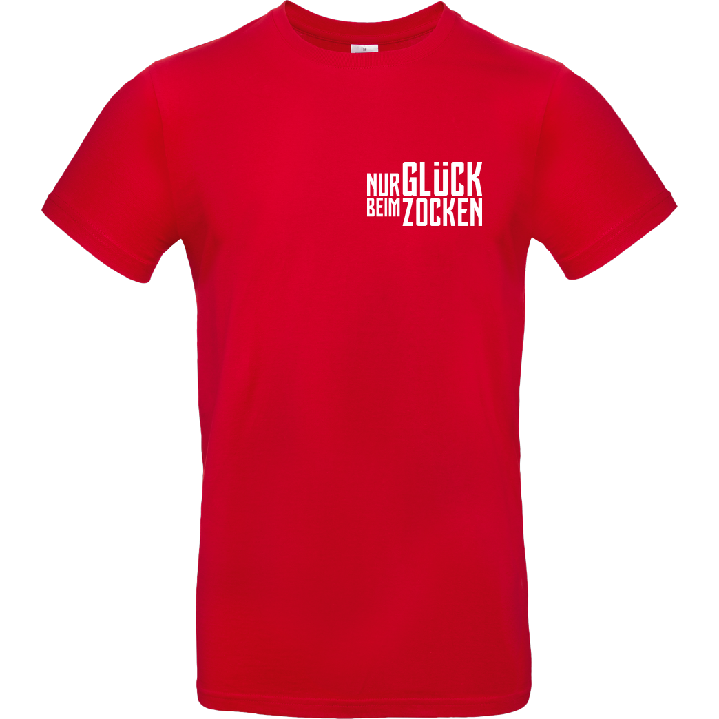 Die Buddies zocken 2EpicBuddies - Nur Glück beim Zocken clean T-Shirt B&C EXACT 190 - Rot