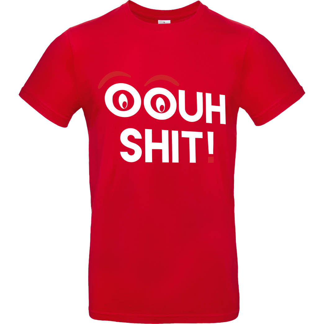 Die Buddies zocken 2EpicBuddies - Ouh Shit - weiss T-Shirt B&C EXACT 190 - Rot