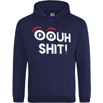 2EpicBuddies - Ouh Shit - weiss JH Hoodie - Navy