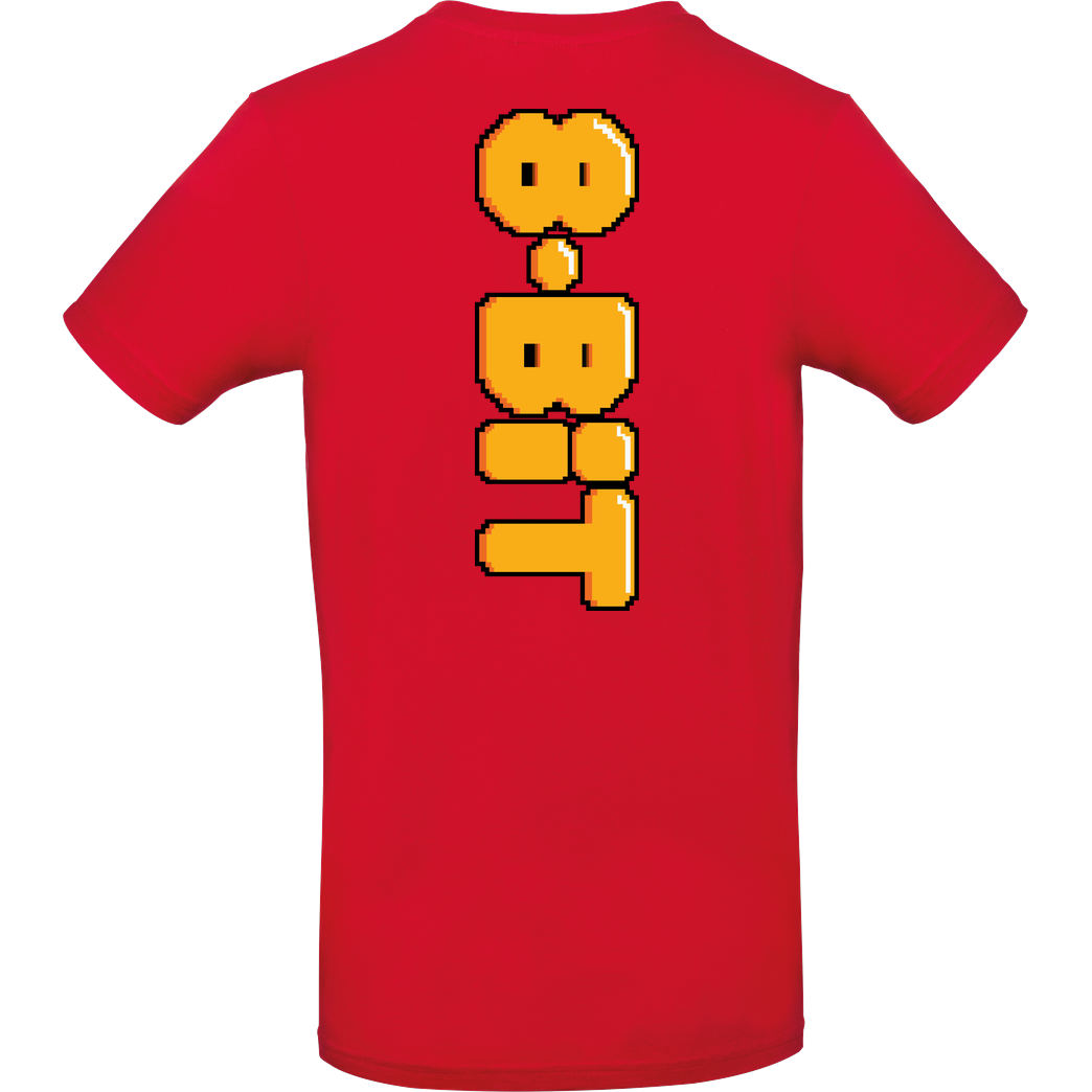 IamHaRa 8-Bit T-Shirt B&C EXACT 190 - Rot
