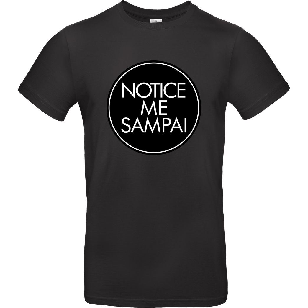 AyeSam AyeSam - Notice me Sampai T-Shirt B&C EXACT 190 - Schwarz
