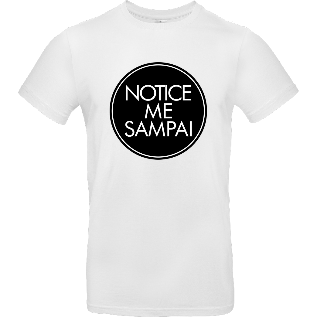 AyeSam AyeSam - Notice me Sampai T-Shirt B&C EXACT 190 - Weiß