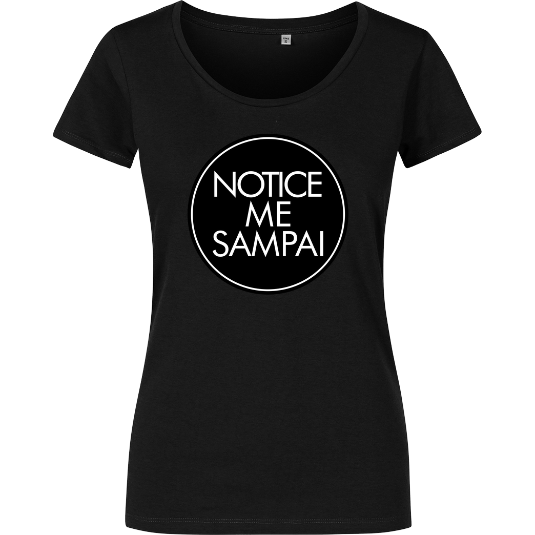AyeSam AyeSam - Notice me Sampai T-Shirt Damenshirt schwarz