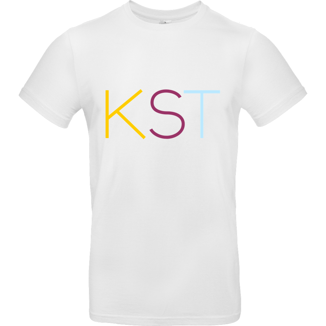 KsTBeats KsTBeats - KST Color T-Shirt B&C EXACT 190 - Weiß