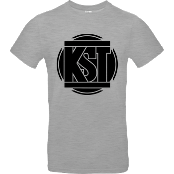 KsTBeats - Simple Logo B&C EXACT 190 - heather grey