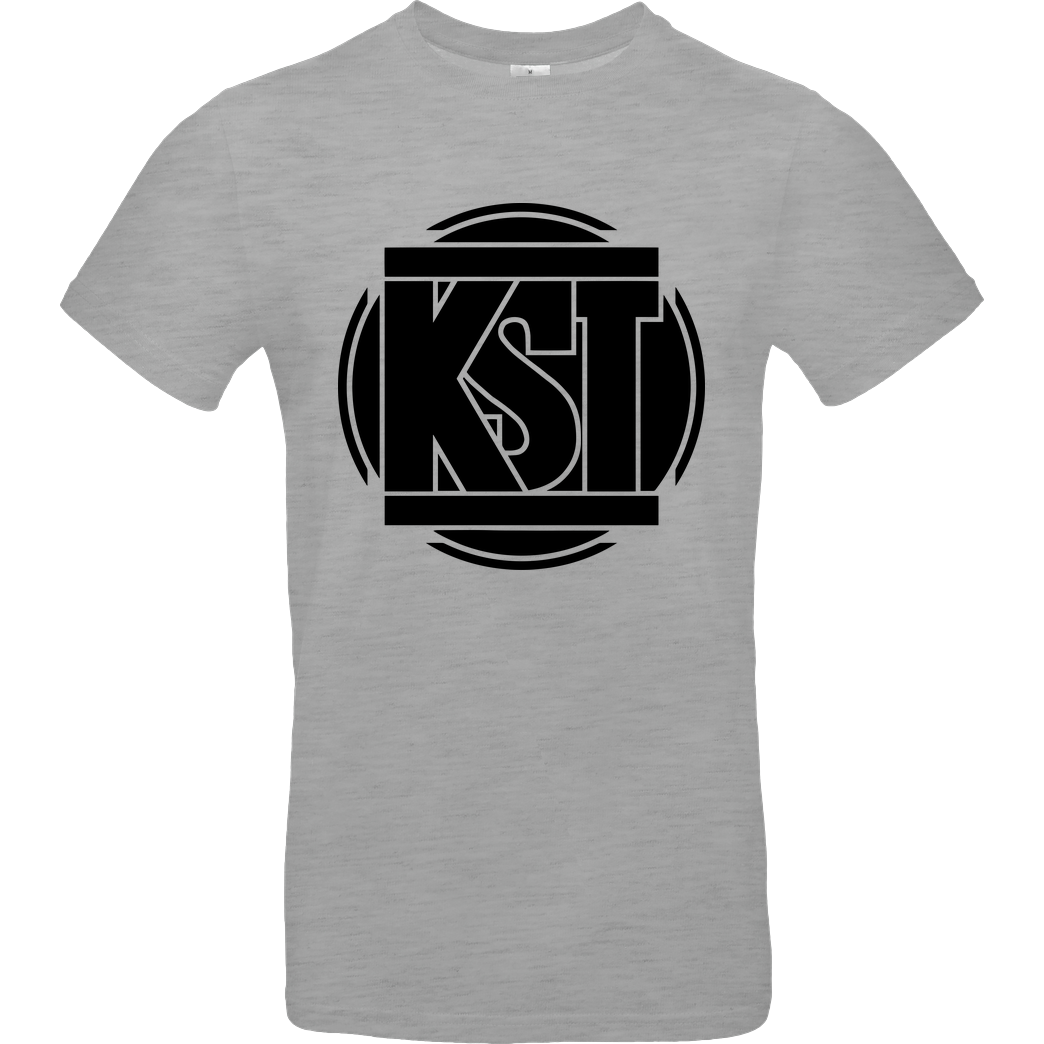 KsTBeats KsTBeats - Simple Logo T-Shirt B&C EXACT 190 - heather grey
