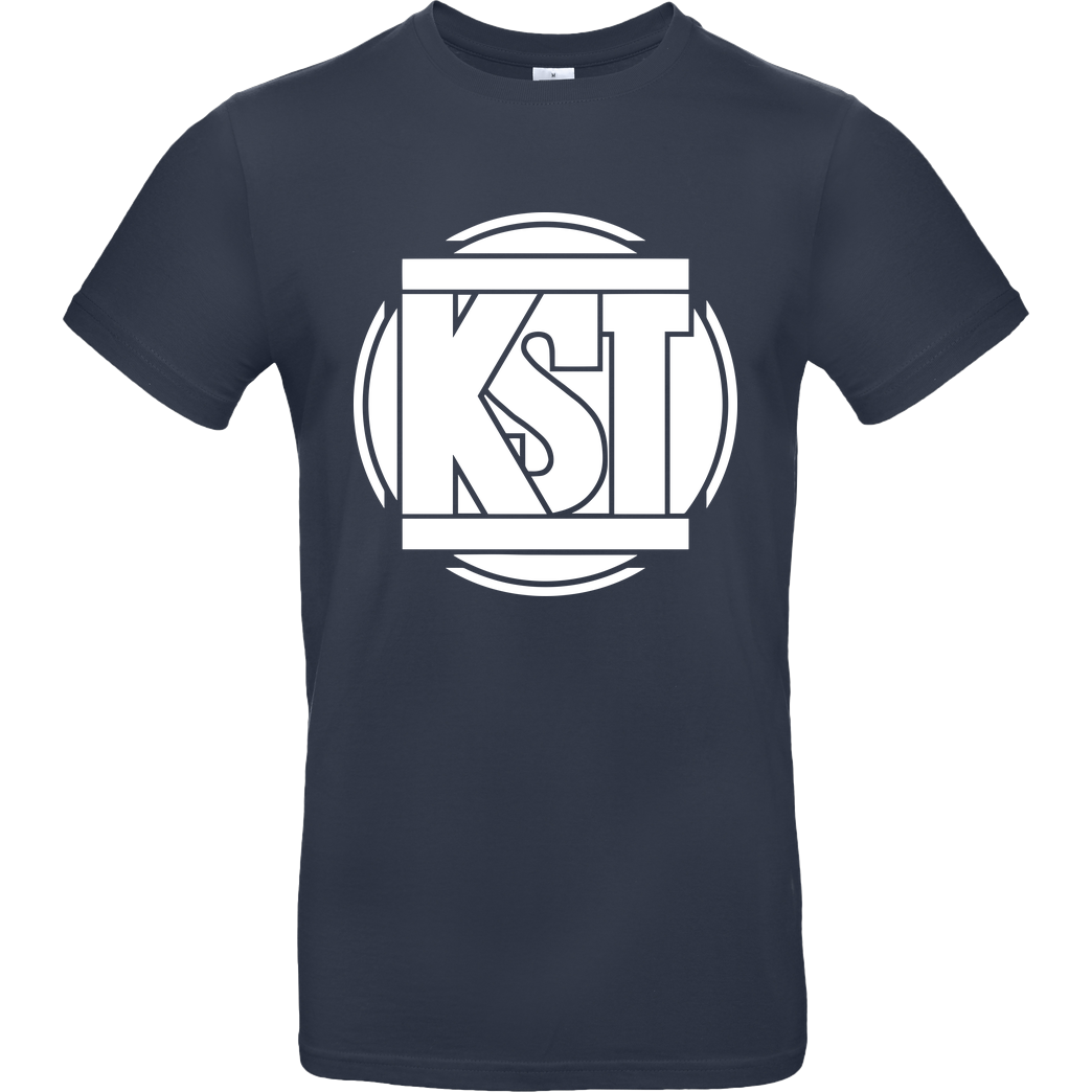 KsTBeats KsTBeats - Simple Logo T-Shirt B&C EXACT 190 - Navy