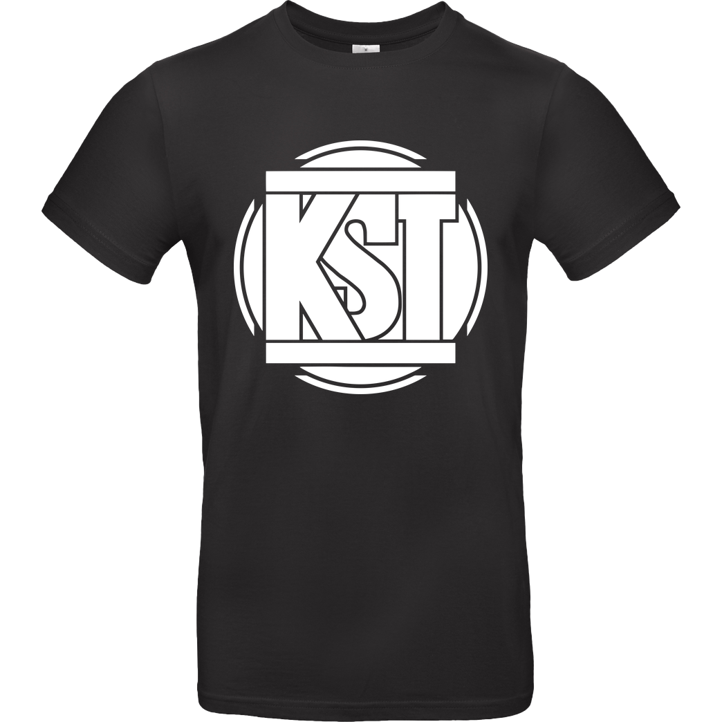 KsTBeats KsTBeats - Simple Logo T-Shirt B&C EXACT 190 - Schwarz
