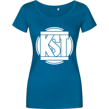 KsTBeats - Simple Logo Damenshirt petrol