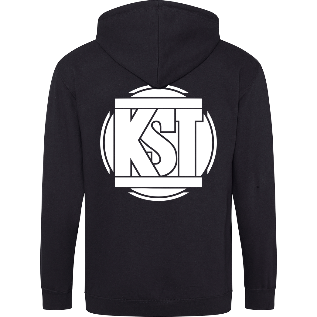 KsTBeats KsTBeats - Simple Logo Sweatshirt Hoodiejacke schwarz