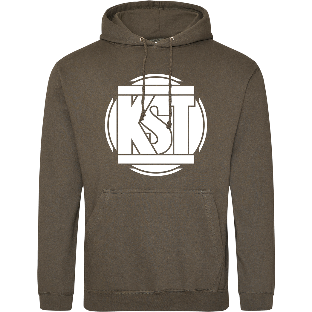 KsTBeats KsTBeats - Simple Logo Sweatshirt JH Hoodie - Khaki