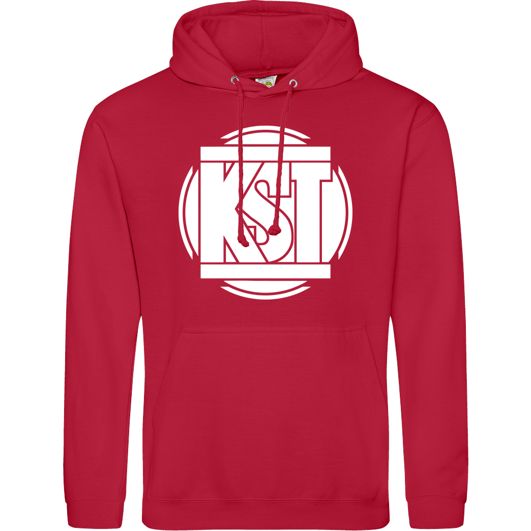 KsTBeats KsTBeats - Simple Logo Sweatshirt JH Hoodie - Rot