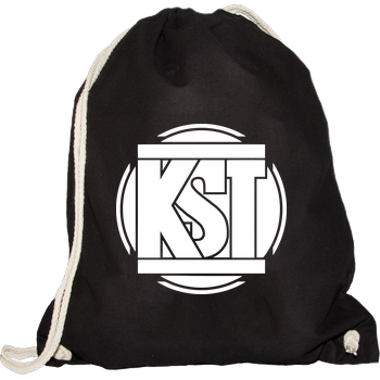 KsTBeats - Simple Logo Turnbeutel schwarz