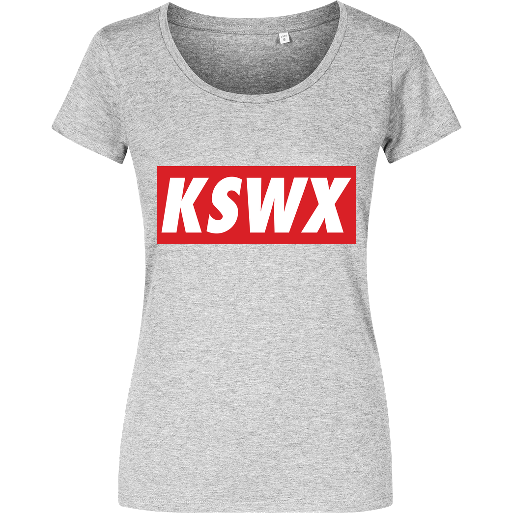 KunaiSweeX KunaiSweeX - KSWX T-Shirt Damenshirt heather grey