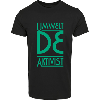 LPN05 - UmweltDEAktivist Hausmarke T-Shirt  - Schwarz