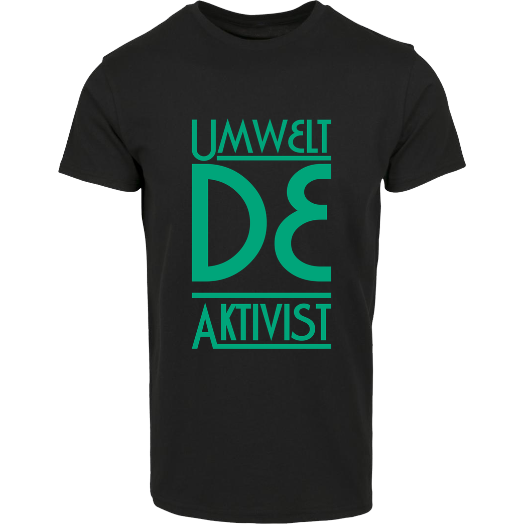 LPN05 LPN05 - UmweltDEAktivist T-Shirt Hausmarke T-Shirt  - Schwarz