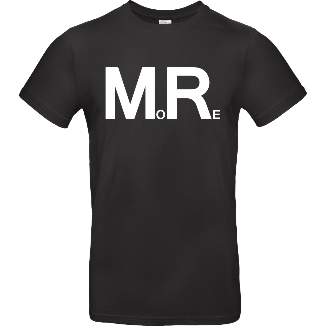 MrMoregame MrMore - MrMore T-Shirt B&C EXACT 190 - Schwarz