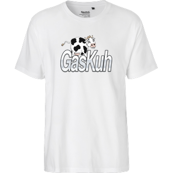 Achsel Folee - GasKuh Fairtrade T-Shirt - weiß