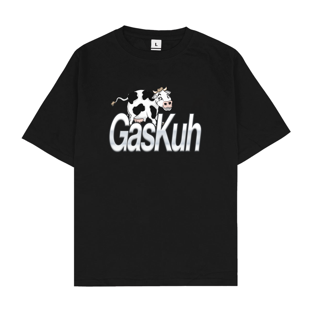 Achsel Folee Achsel Folee - GasKuh T-Shirt Oversize T-Shirt - Schwarz