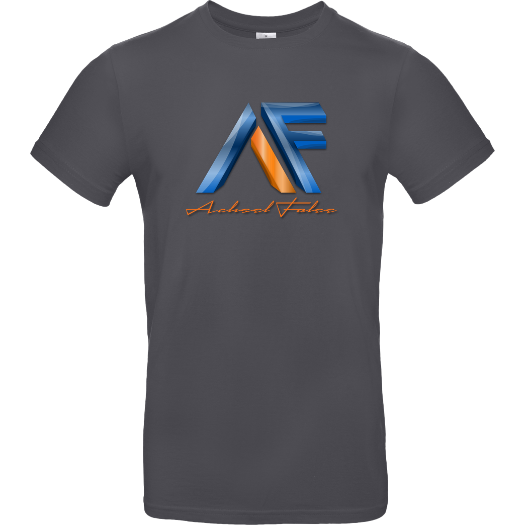 Achsel Folee Achsel Folee - Logo T-Shirt B&C EXACT 190 - Dark Grey