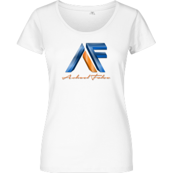 Achsel Folee - Logo Damenshirt weiss