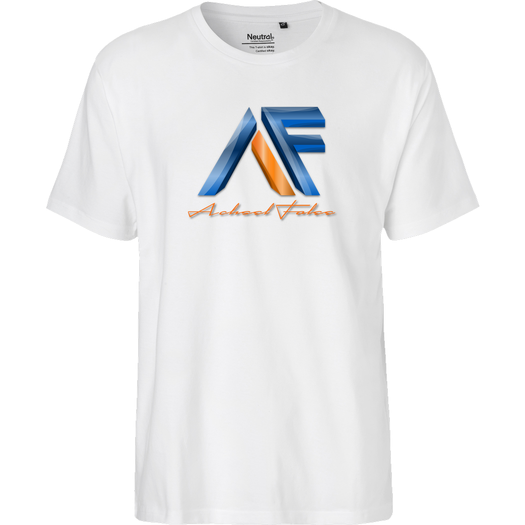 Achsel Folee Achsel Folee - Logo T-Shirt Fairtrade T-Shirt - weiß