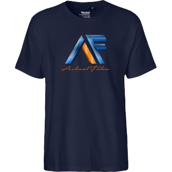 Achsel Folee - Logo Fairtrade T-Shirt - navy