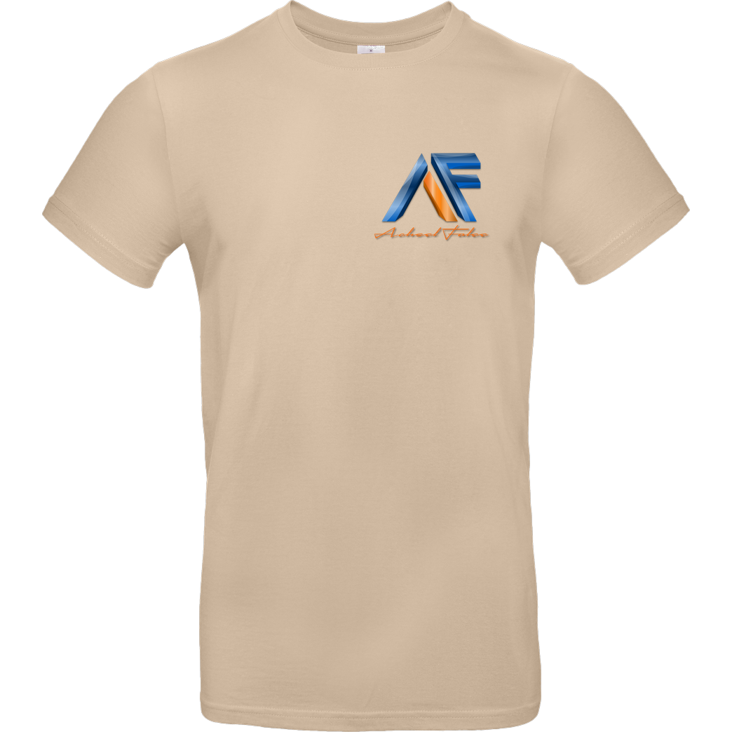 Achsel Folee Achsel Folee - Logo Pocket T-Shirt B&C EXACT 190 - Sand