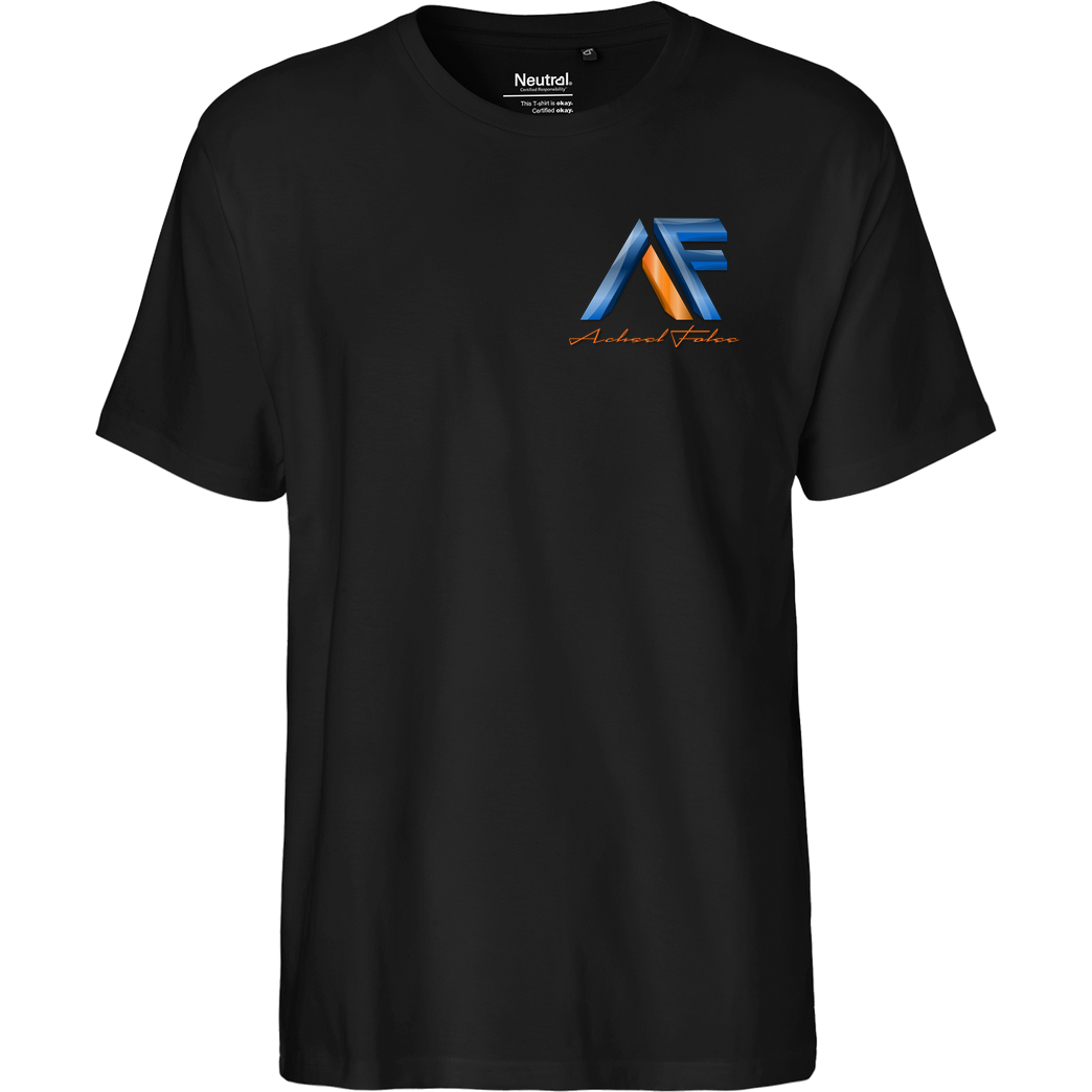 Achsel Folee Achsel Folee - Logo Pocket T-Shirt Fairtrade T-Shirt - schwarz