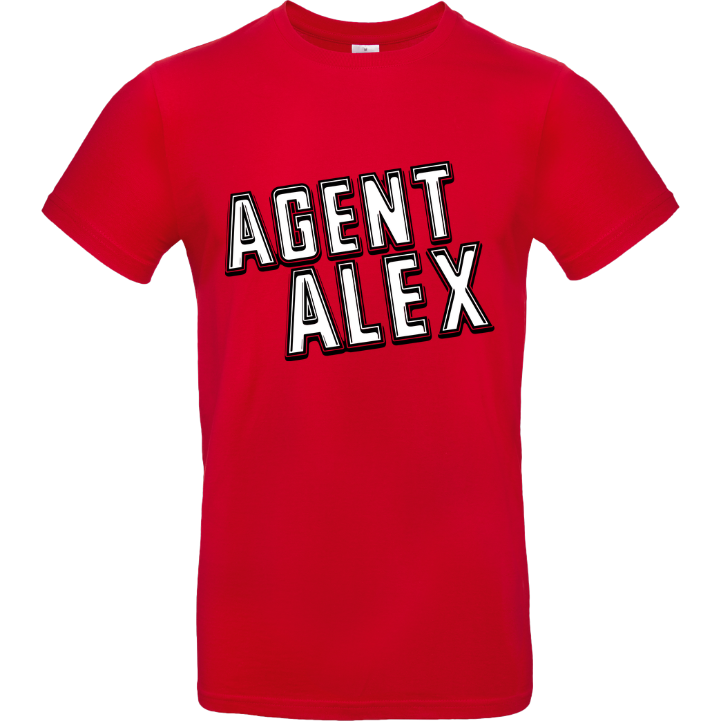 Agent Alex Agent Alex - Logo T-Shirt B&C EXACT 190 - Rot