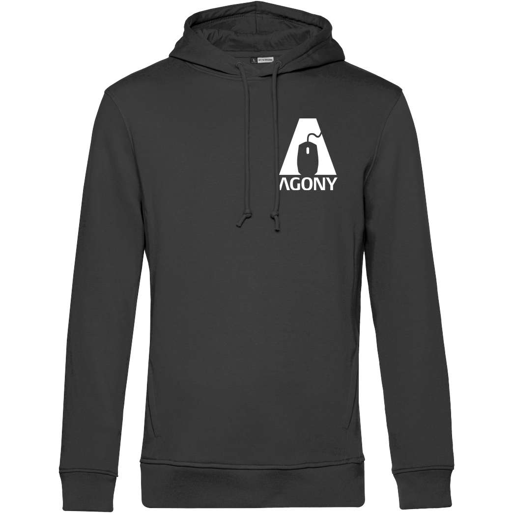 AgOnY Agony - Logo Sweatshirt B&C HOODED INSPIRE - schwarz