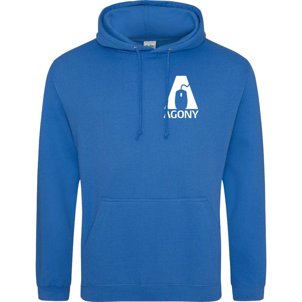 AgOnY Agony - Logo Sweatshirt JH Hoodie - saphirblau
