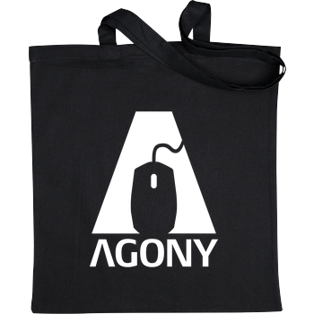 Agony - Logo Turnbeutel Stoffbeutel schwarz